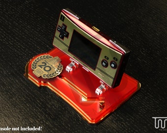Présentoir pour console portable en acrylique Super Mario 20e anniversaire édition Game Boy Micro Famicom Nintendo