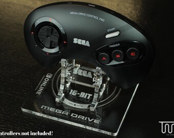 Acrylic Display Stand for SEGA Genesis/Mega Drive Nintendo Switch Online 3-Button Controller
