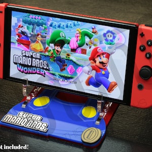 Acrylic Display Stand for Nintendo Switch Super Mario Bros. Edition