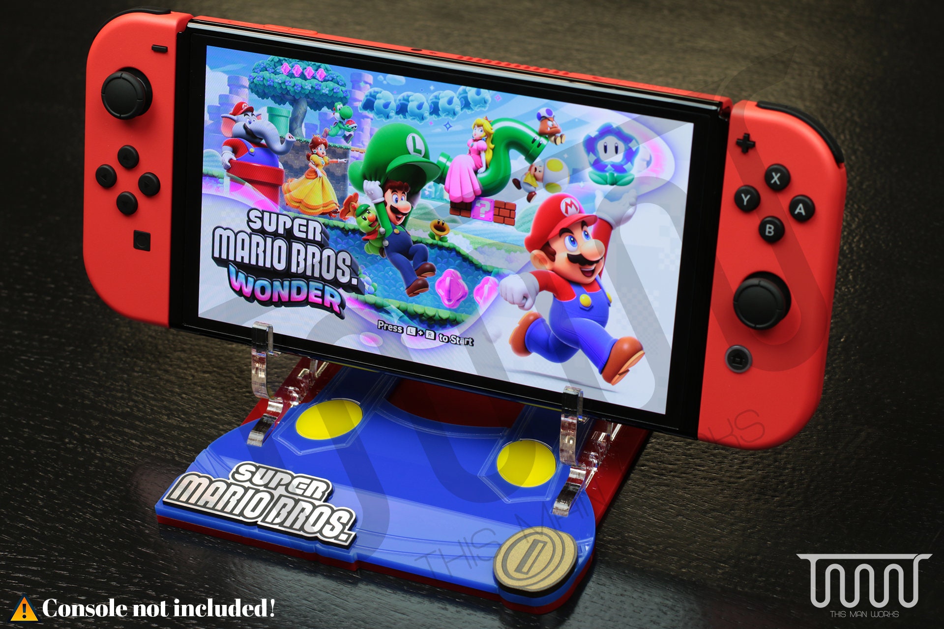 Nintendo Switch Super Mario Bros. Edition Acrylic Console Display Stand 