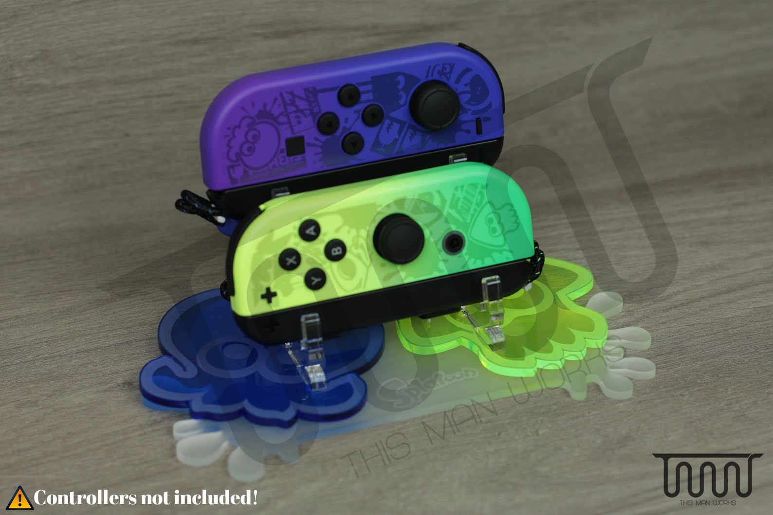 Nintendo Switch Joycon Splatoon 3 Edition Acrylic Display Stand Etsy
