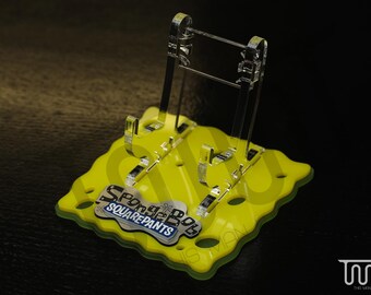 Acrylic Display Stand for Nintendo Game Boy Advance SP Sponge Bob Edition