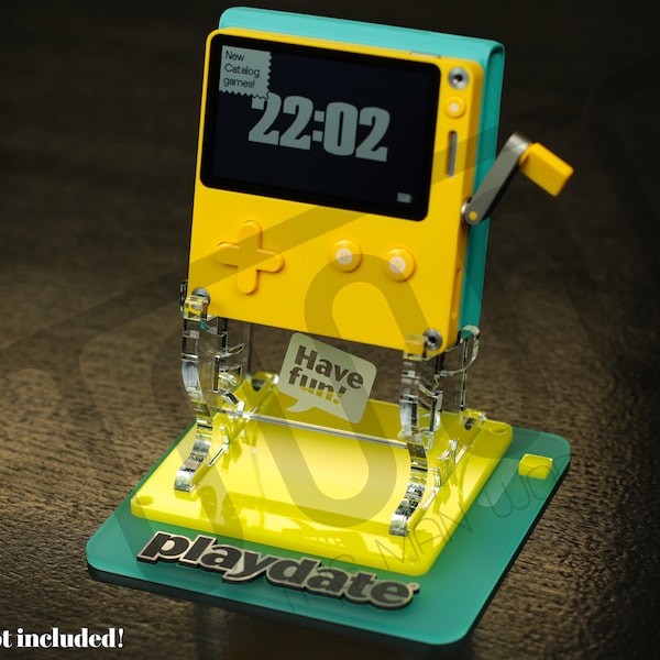 Panic Playdate Handheld Acrylic Display Stand