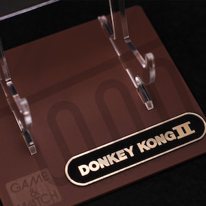 Nintendo Game&Watch Multi Screen Donkey Kong II 2 JR-55 Acrylic Handheld Console Display Stand image 2