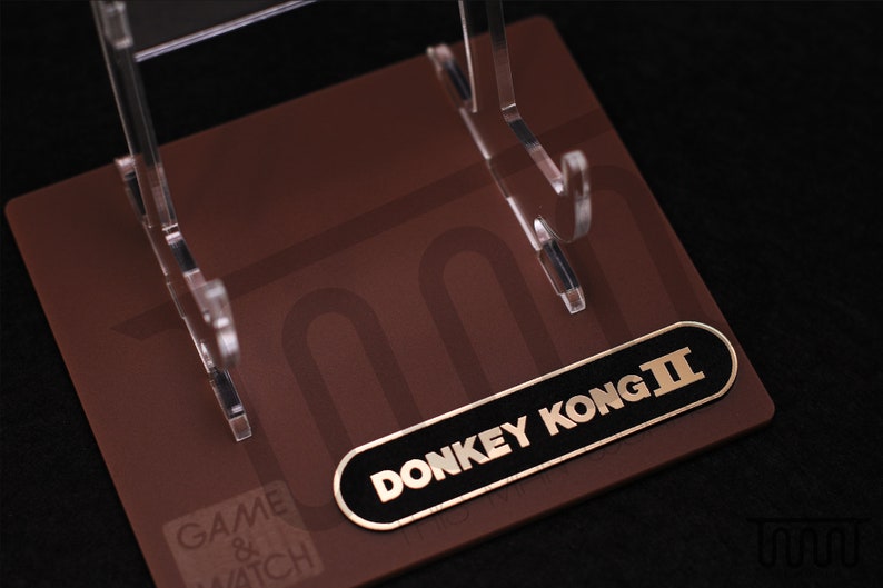 Nintendo Game&Watch Multi Screen Donkey Kong II 2 JR-55 Acrylic Handheld Console Display Stand image 2