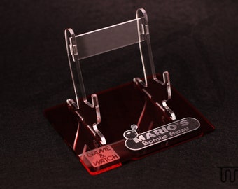 Nintendo Game&Watch Panorama Mario's Bombs Away TB-94 Acrylic Handheld Console Display Stand