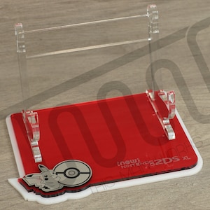 NEW Nintendo 2DS XL Poké Ball Edition Acrylic Handheld Console Display Stand