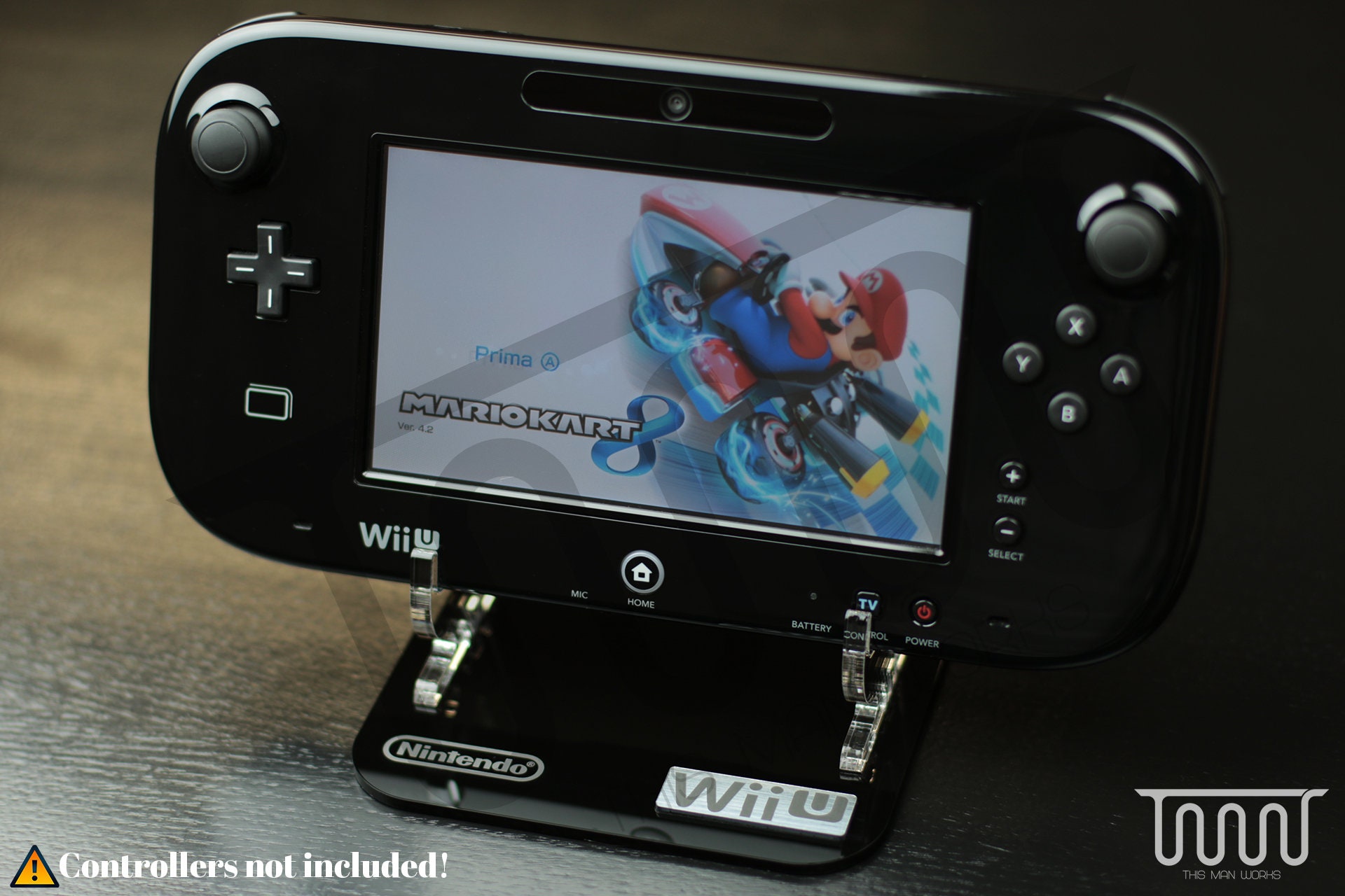 任天堂Wii Uゲームパッドコントローラー用アクリルディスプレイ