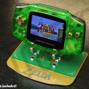 Nintendo Game Boy Advance GBA The Legend of Zelda themed Acrylic Handheld Console Display Stand