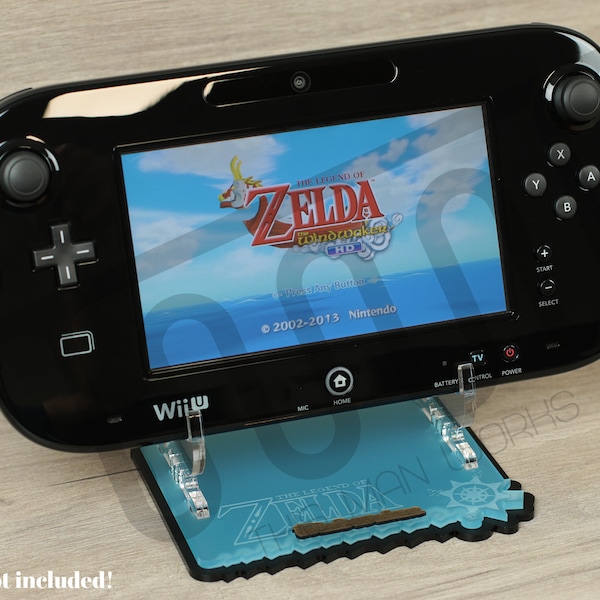 Nintendo Wii U GamePad Zelda Wind Waker Limited Edition Acrylic Display Stand