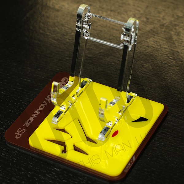 Acrylic Display Stand for Nintendo Game Boy Advance SP Pikachu Limited Edition Handheld Console