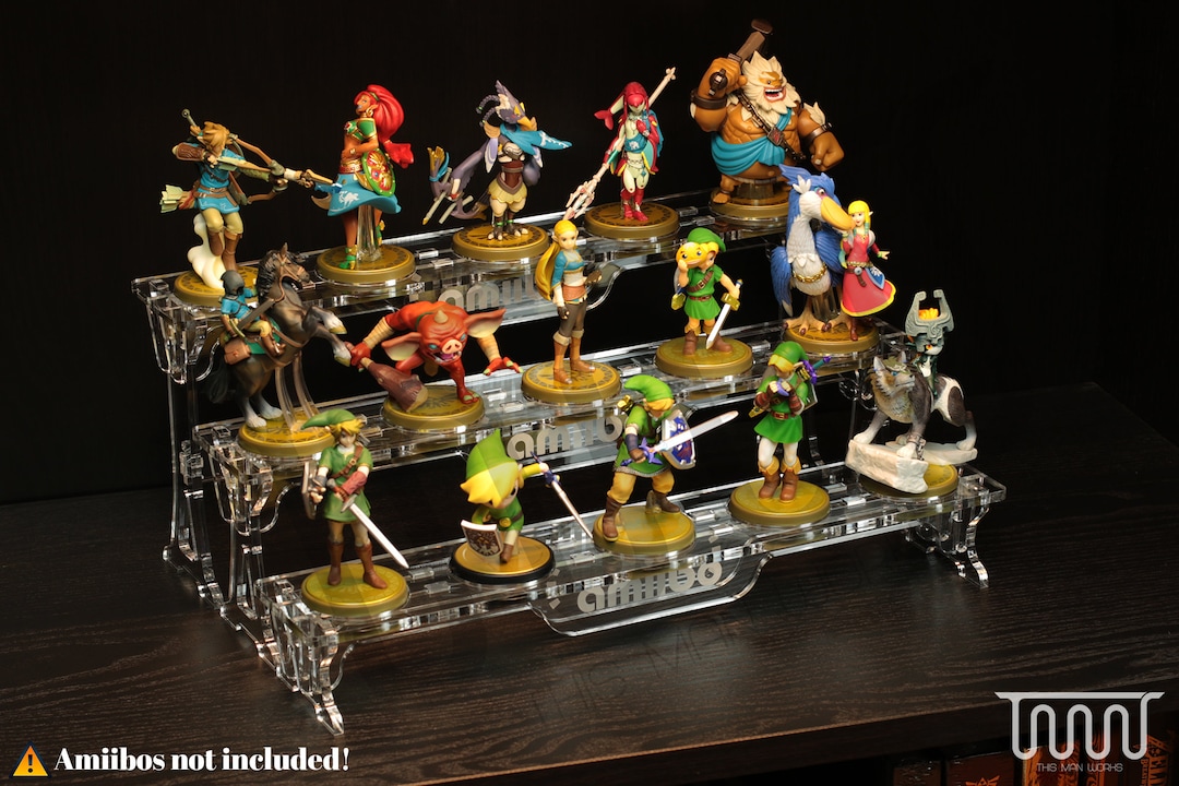 Amiibo 5スロット用アクリルディスプレイスタンドライザー(3 Amiibo 5スロット用アクリルディスプレイスタンドライザー(3