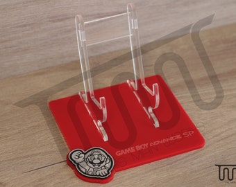 Acrylic Display Stand for Nintendo Game Boy Advance SP Mario Edition