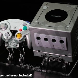 Acrylic Display Stand for Nintendo GameCube Console + Controller
