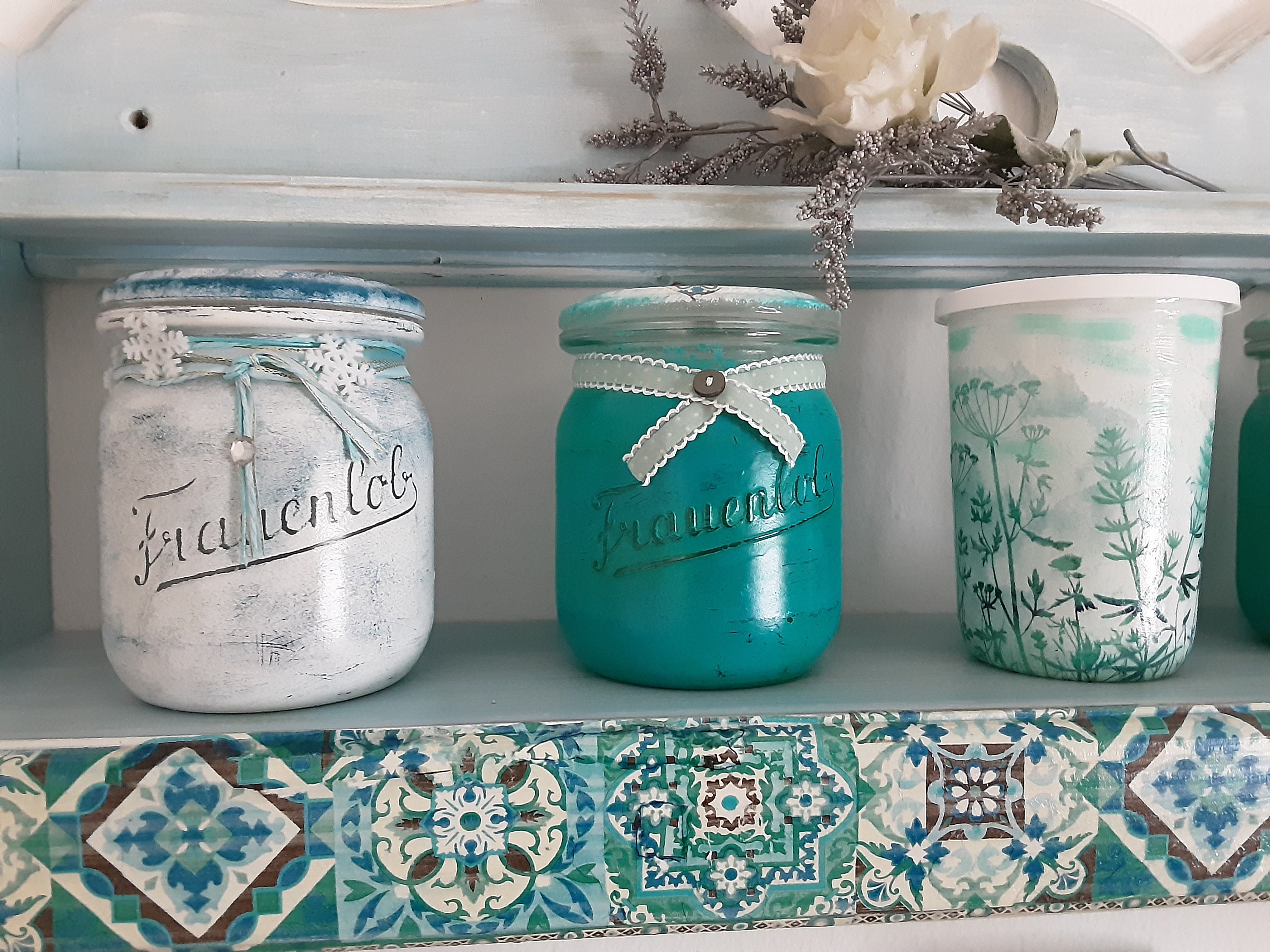 Regal Wandregal Küchenregal mit Gläsern Küchenmöbel | Etsy