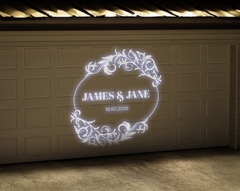 Benutzerdefinierte Gobo-Logo-Projektor, benutzerdefinierte Hochzeitsprojektor, personalisierter LED-Projektor, Hochzeitsgobolicht, benutzerdefinierte Gobolicht, Monogrammlicht