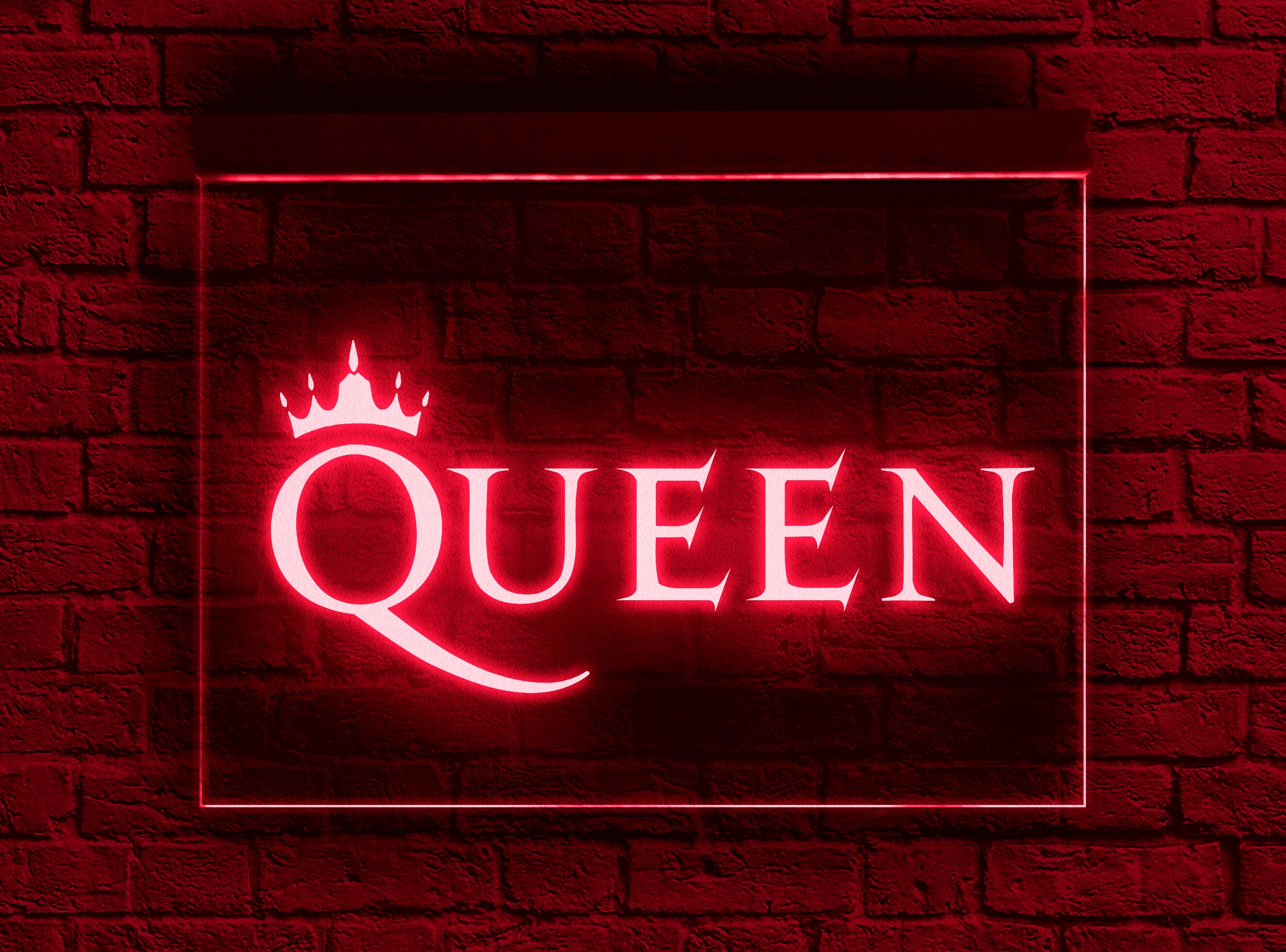 Queen neon light sign deals