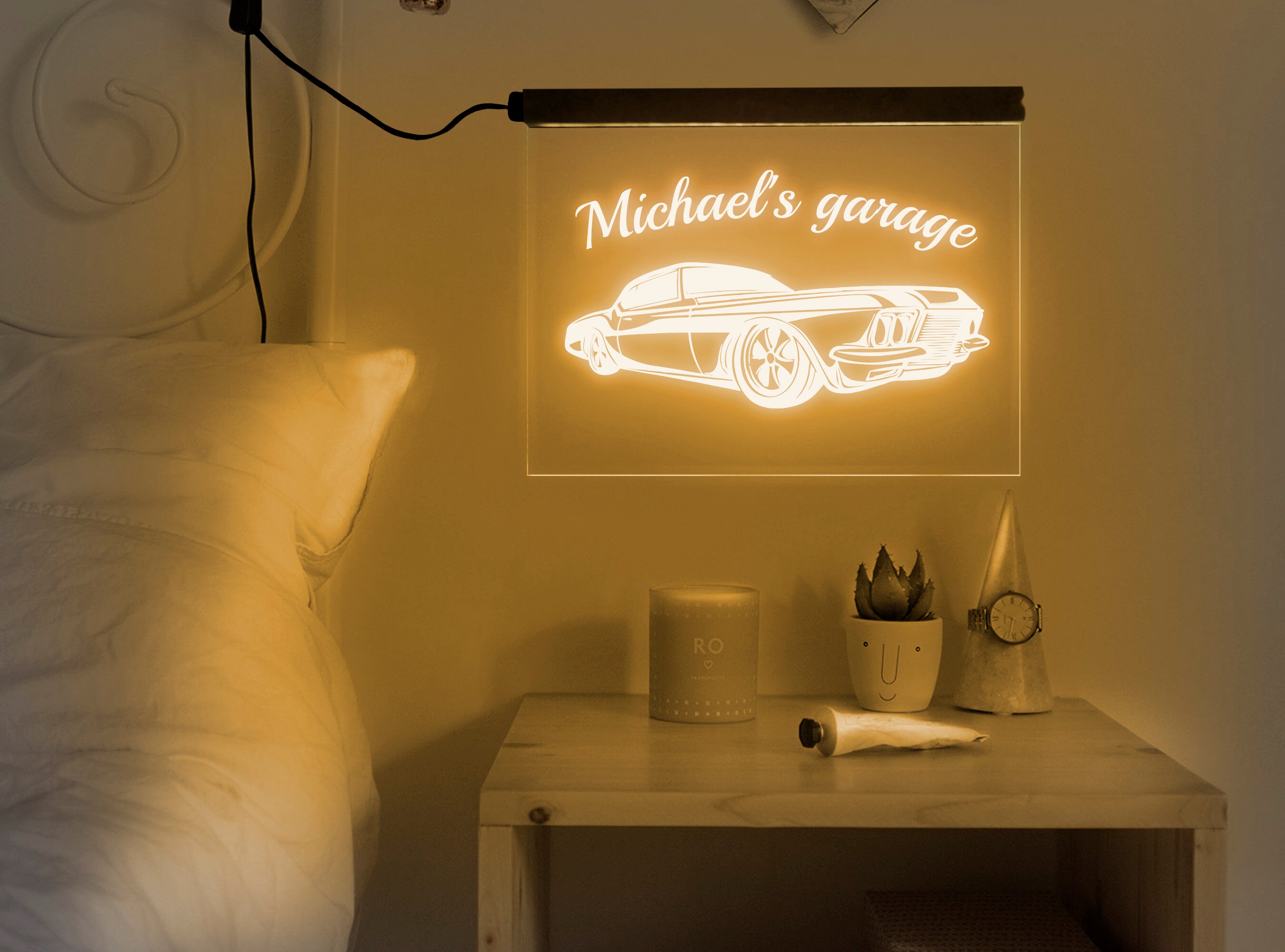 Custom Garage Neon Sign,personalized Garage Led Sign,custom Car Neon Light,custom Car Neon Sign