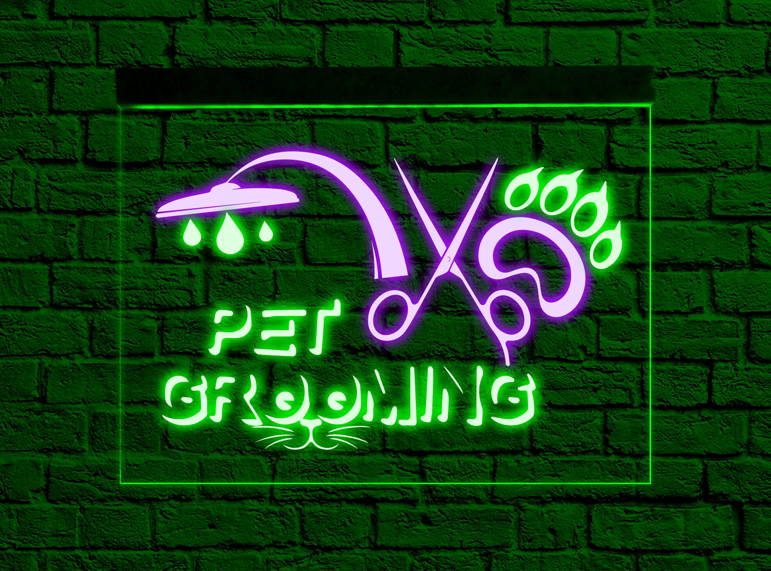 Pet Grooming Sign, Grooming Salon Decor, Pet Grooming Neon Sign, Groomer Neon Sign, Groomer Led