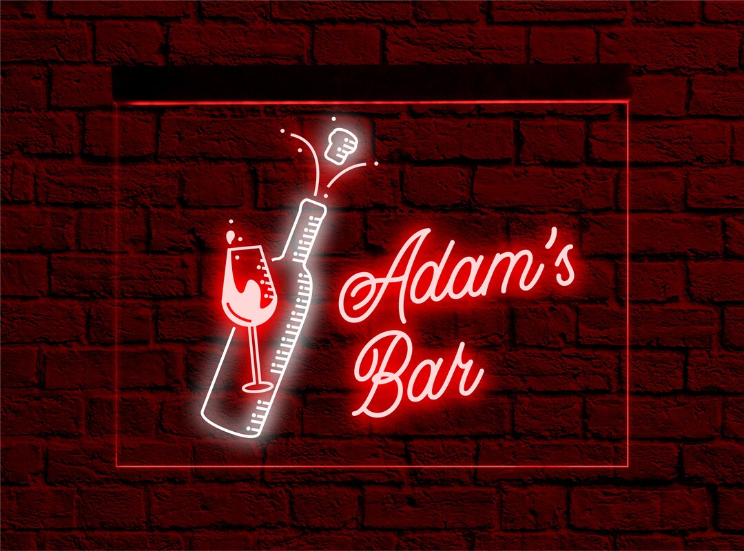Personalized Neon Bar Sign Neon Bar Sign for Home Bar Led Etsy