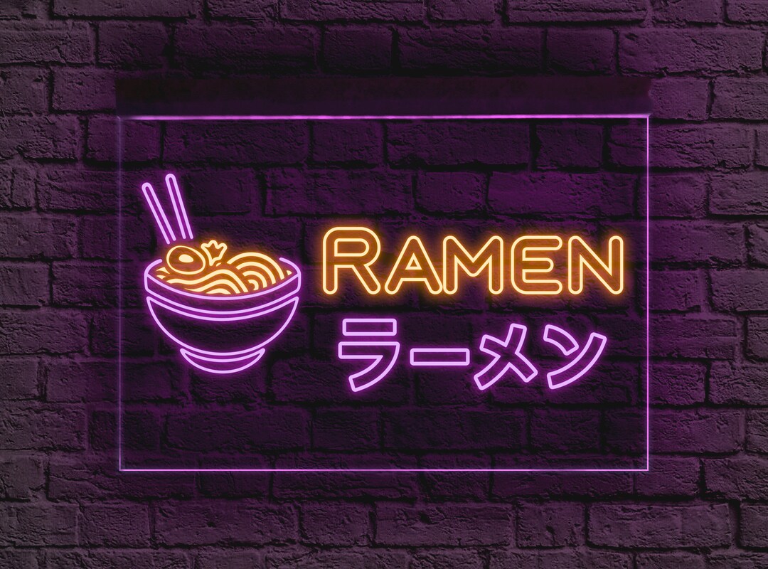 Enseigne ramen néon lumière néon Ramen enseigne néon à led - Etsy France