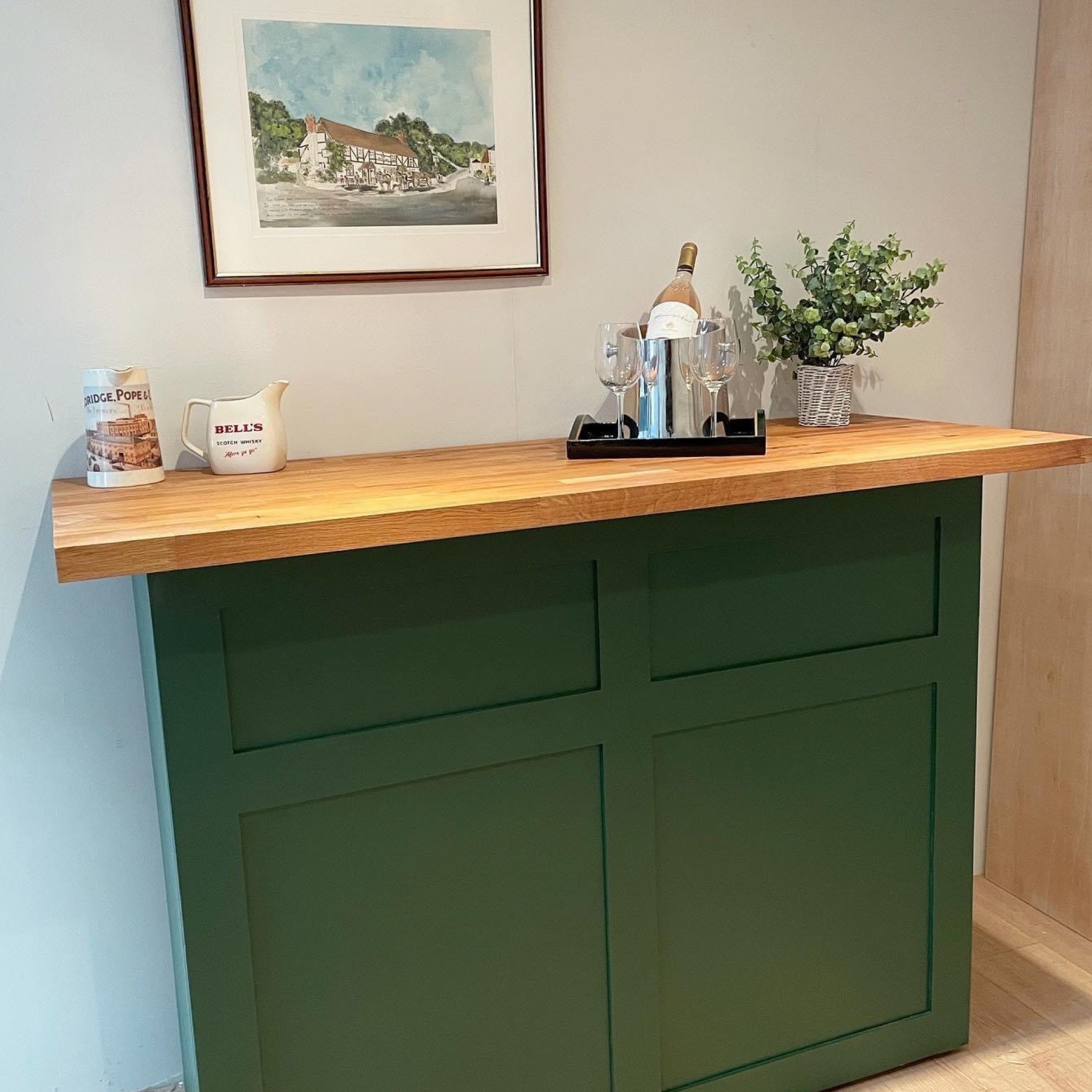 Straight Home Bar Bespoke Bar Hand Built in Hampshire / Etsy UK