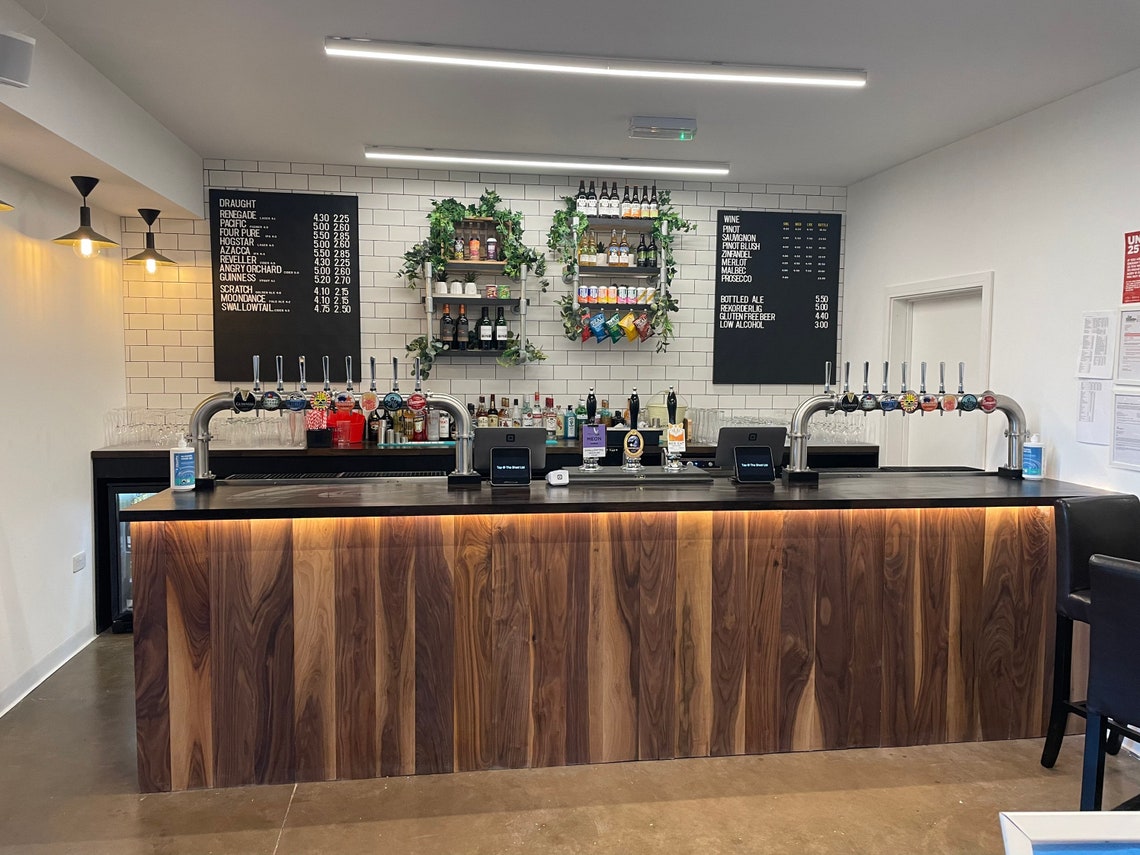 Straight Home Bar Bespoke Bar Hand Built in Hampshire / Etsy UK