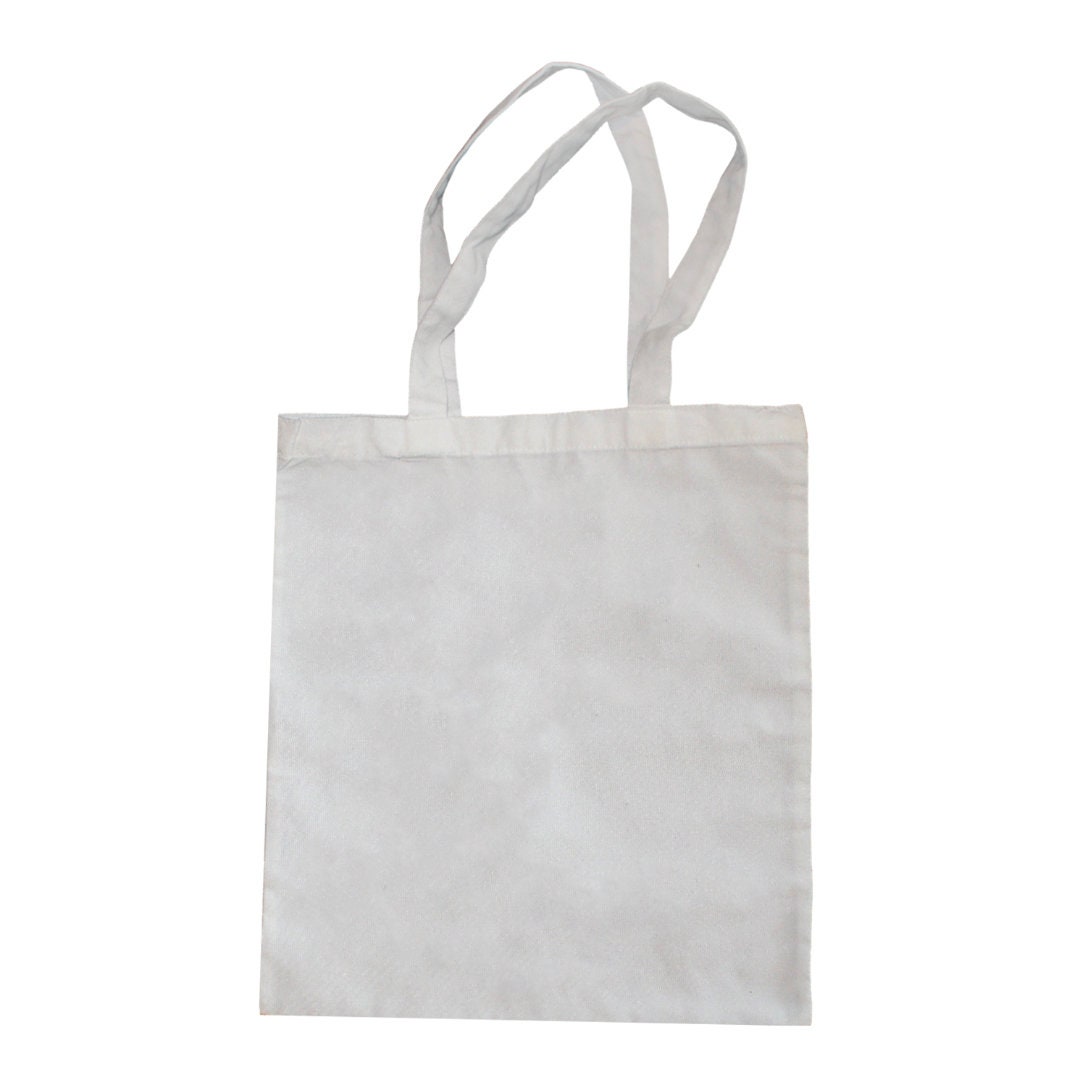 Sublimation Tote Bag, 12 Pack Canvas Tote Bag, Custom Sublimation Design  Shoulder Bag, Canvas Shoulder Bag, White Polyester Tote Bag 