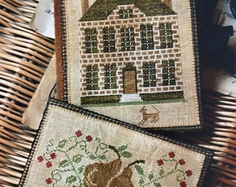 PDF FILE *Boxwood Manor Sewing Book & Thread Keep