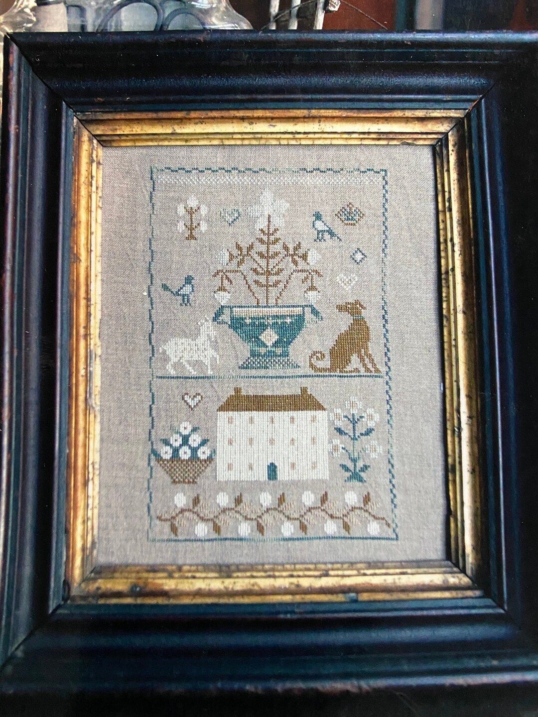 PDF FILE *old White Farmhouse Sampler - Etsy