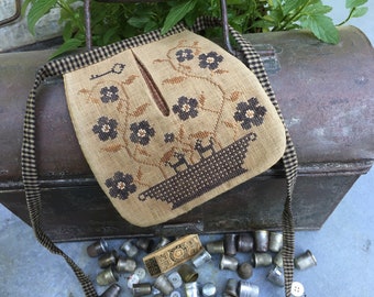 PDF FILE *Stone Flowers Sewing Pocket