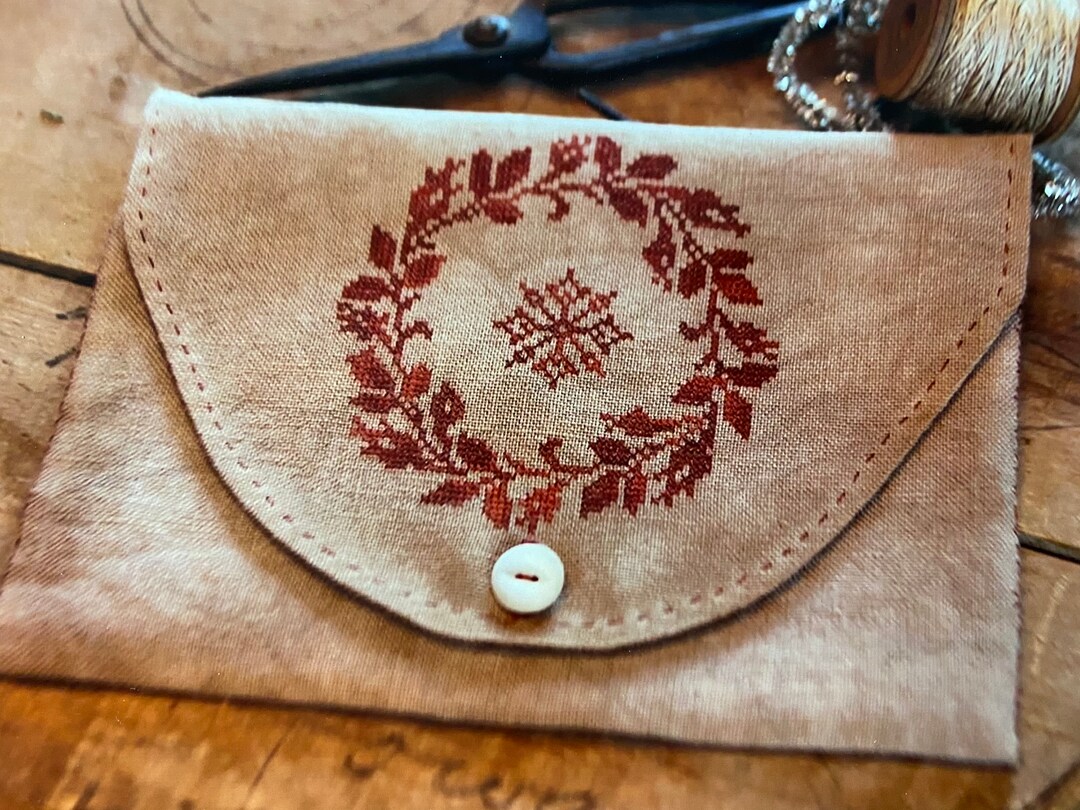 Redwork Snowflake PDF FILE * Redwork Snowflake Sewing Bag - Etsy