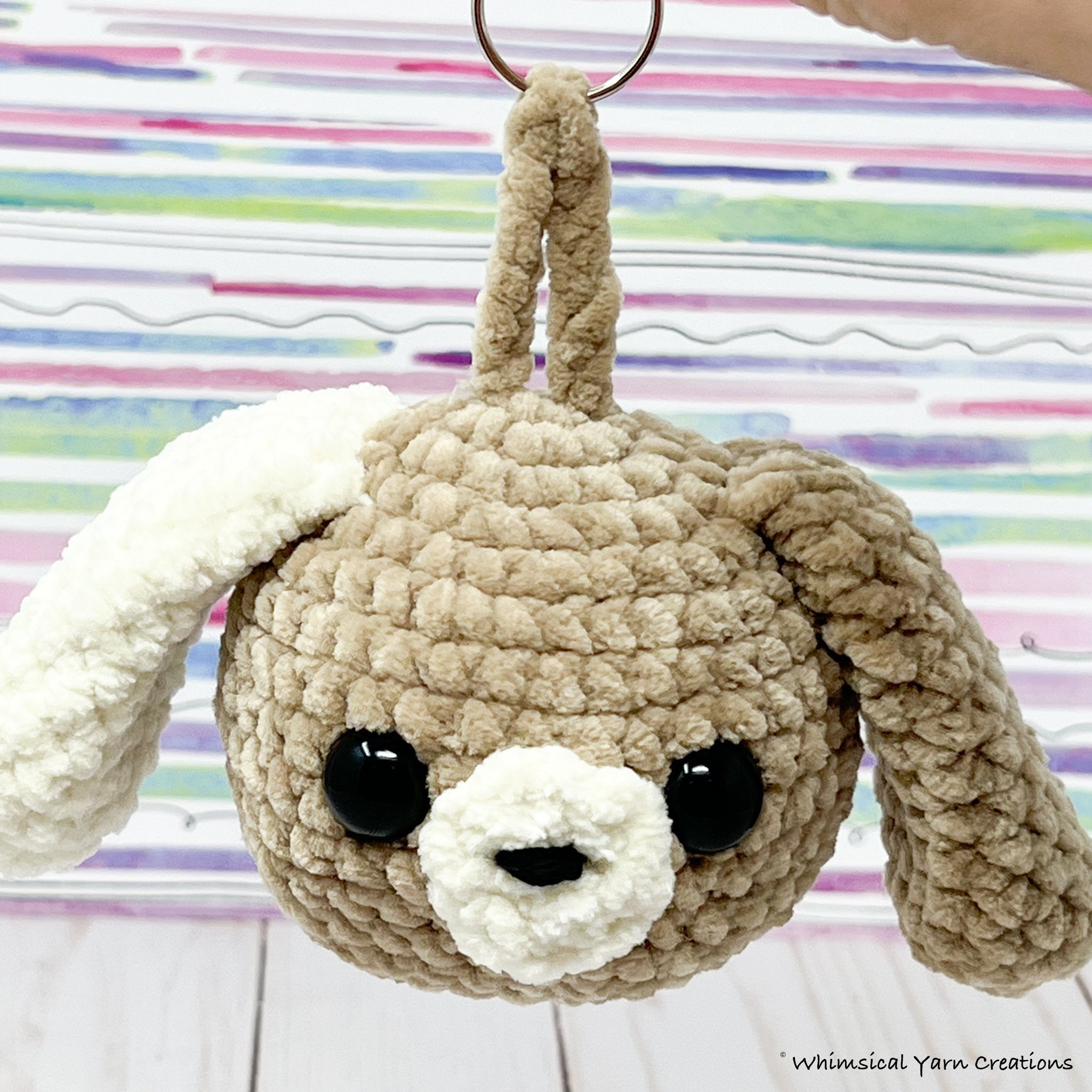 How to crochet keychain / crochet dog 