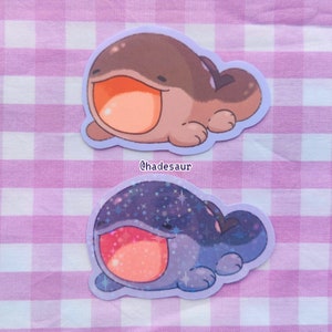 Clodsire Stickers Glossy Vinyl Holographic Shiny Stickers