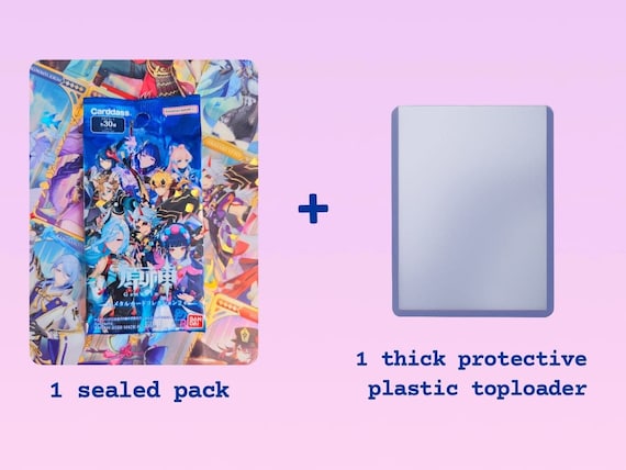 Genshin Impact Metal Card Collection | Individual Cards