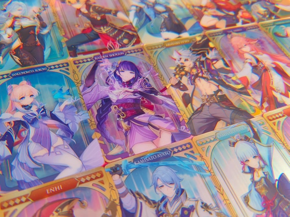 その他 Genshin Impact 30 Trading Card Set Amazon.com: Genshin Impact Cards Anime, CBOSNF 144 Genshin