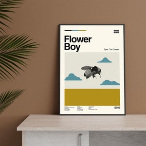 Tyler The Creator 'Aesthetic Flower Boy Collage' Poster – Posters Plug