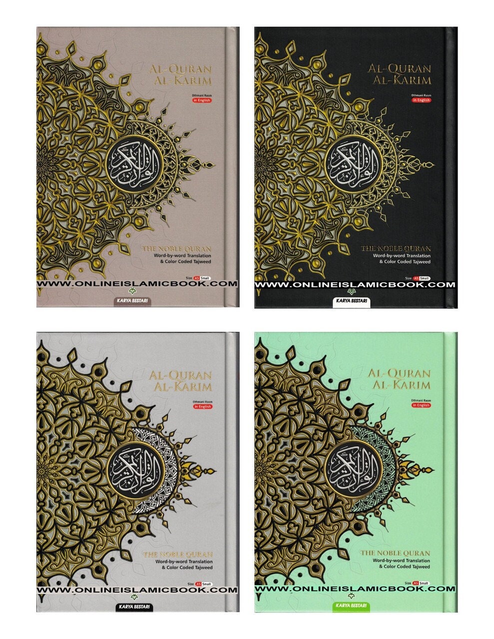 Corano A5 Con Traduzione Parola Per Parola - Arabo-Inglese E Codici Colore Tajweed - Foto 12