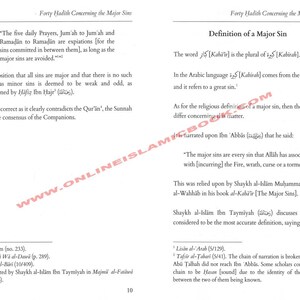 Forty Hadith Concerning The Major Sins by Hassan Somali image 6