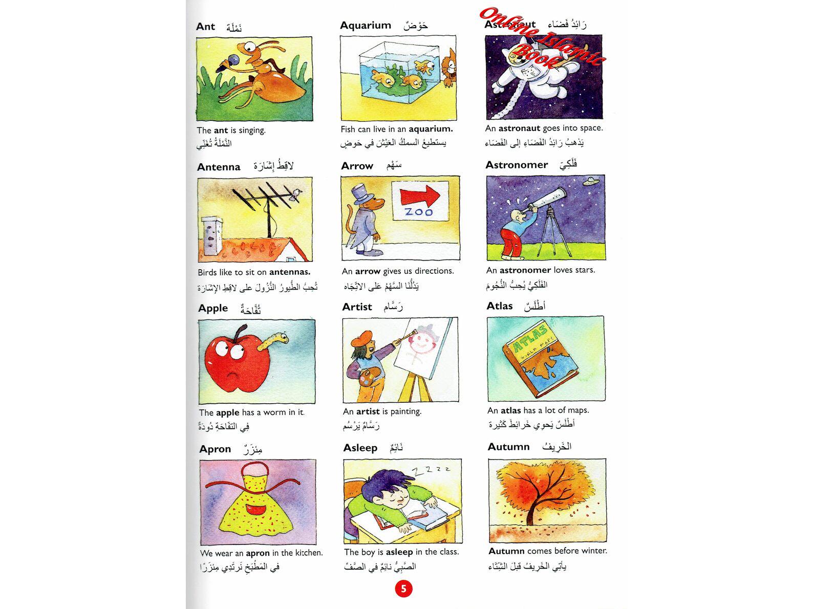 Goodword Arabic Picture Dictionary for Kids (paperback) - Etsy