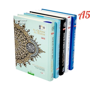 Maqdis Quran | The Noble Quran Word By Word Translation and Color Coded Tajweed (Al Quran Al Karim) Small Size A5 (English-Arabic)