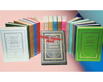 The Noble Quran: Transliteration in Roman Script with Arabic Text and English Rainbow Color (Large)