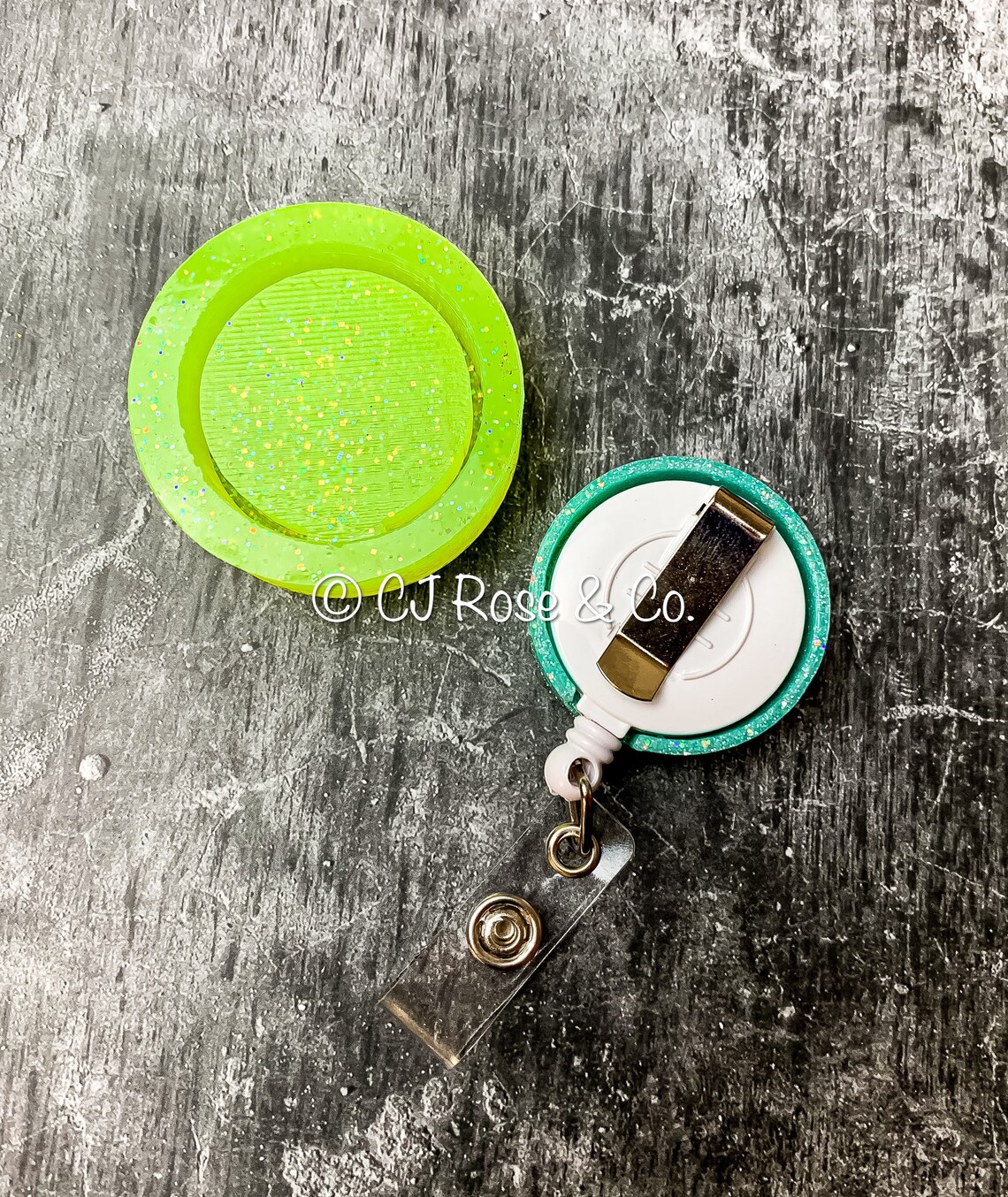 Badge Reel Cover Mold / Badge Reel Mold / Badge Reel Cover / Etsy