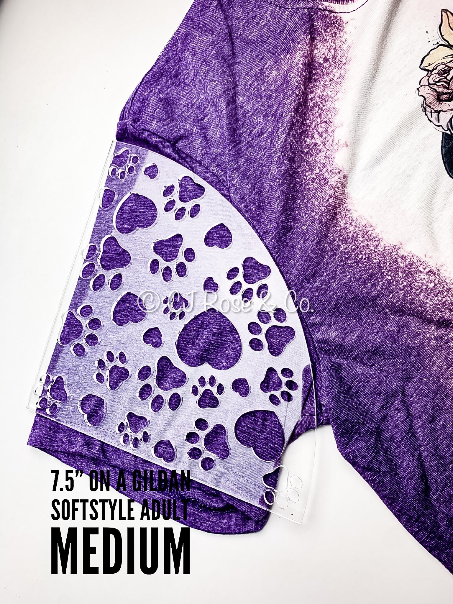 Download Acrylic Sleeve Stencil / Bleach Template / Bleached Shirt ...