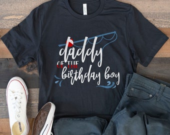 O-Fish-Ally een eerste verjaardag papa shirt - bijpassende familie shirts voor jongen eerste verjaardag - vissen thema verjaardag - papa van feestvarken