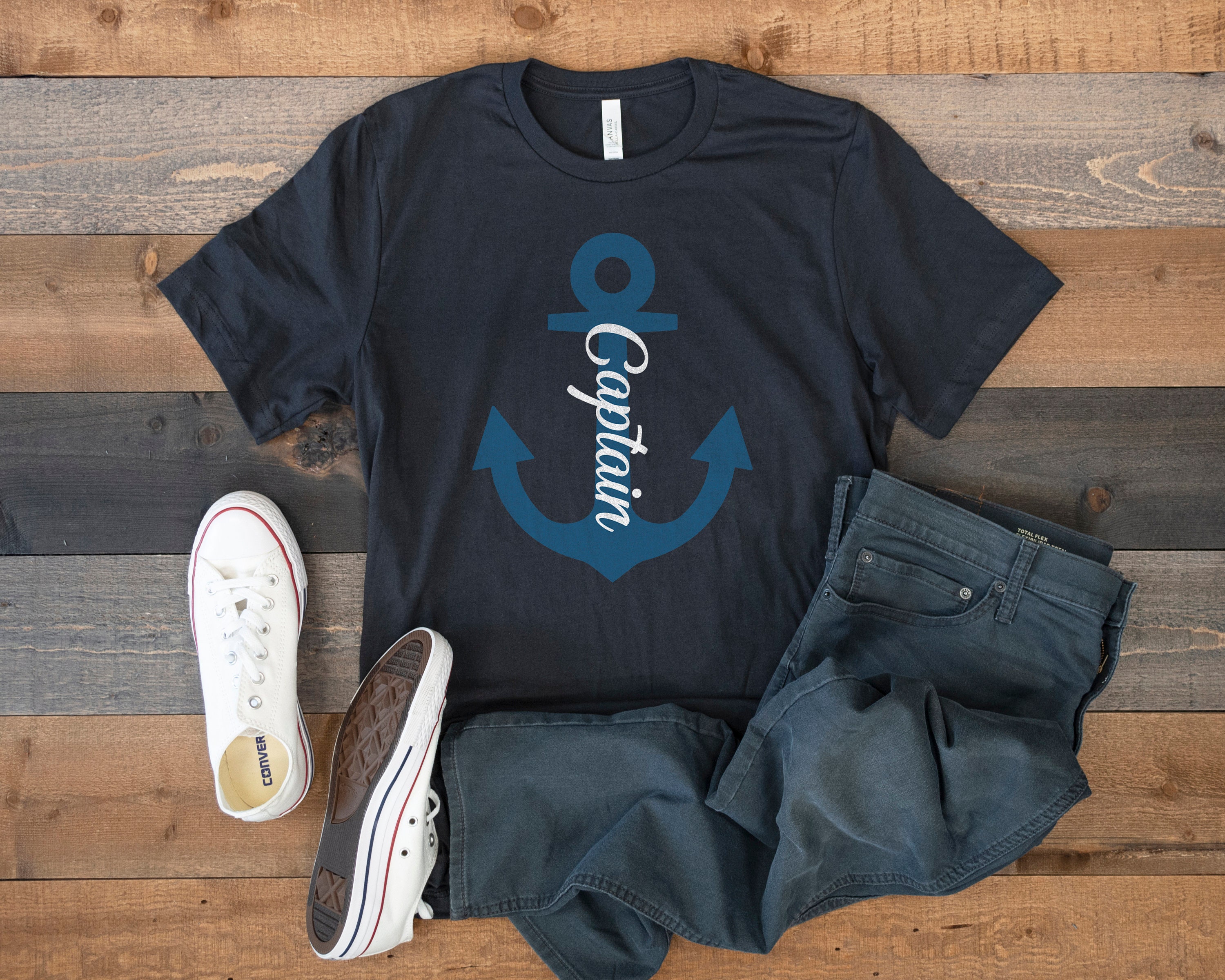 Captain Shirt Men's Boating Shirt Nautical Shirt for Etsy Canada
