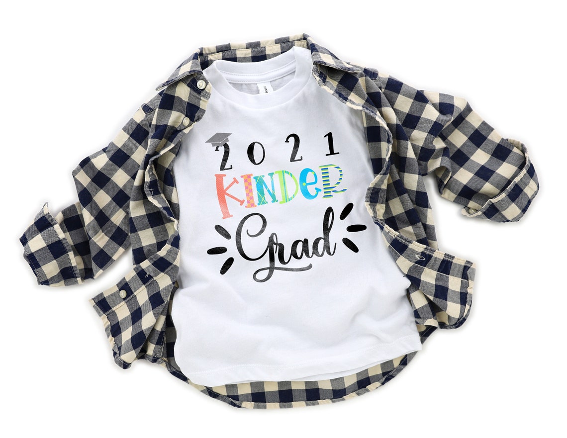 Download Kindergarten Graduation Shirt Kinder Grad Tshirt 2021 | Etsy