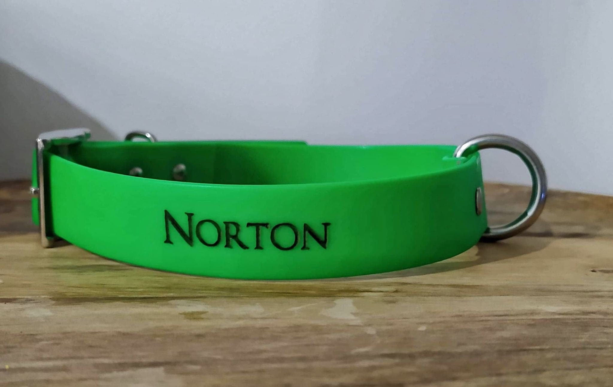 Collier en Biothane - Gravure Prénom et Numéro