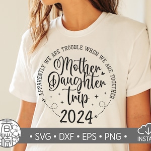 Viaggio madre-figlia 2025 SVG, Viaggio madre-figlia, Magliette abbinate, magliette da viaggio, svg, png, eps, dxf, cricut, Silhouette, File di taglio