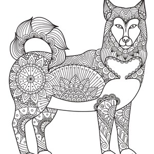 Animal Coloring Pages Set of 10 | Etsy